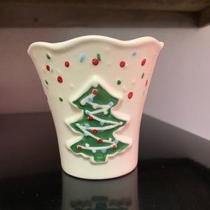 Christmas tea light candle holder